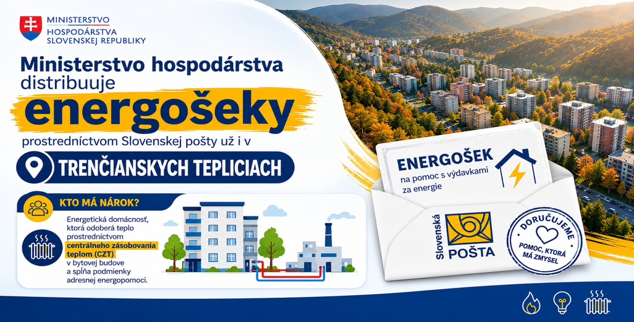 Distribúcia energošekov v Trenčianskych Tepliciach